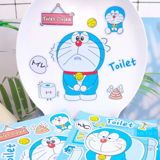Tấm sticker Doraemon trang trí WC chống nước dễ thương cute TooYoo BK00775