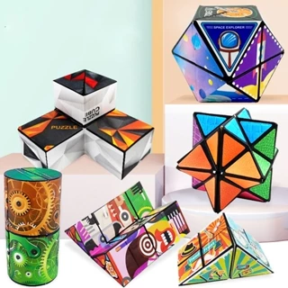 Đồ Chơi Khối Rubik 3D có từ tính Thay Đổi Hình Dạng Độc Đáo phát triển trí sáng tạo Cho Trẻ Thiết Kế Magnetic Magic Cube