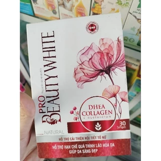 Pro Beautywhite hỗ trợ cải thiện nội tiết tố nữ, hạn chế quá trình lão hóa da (hộp 30 viên)