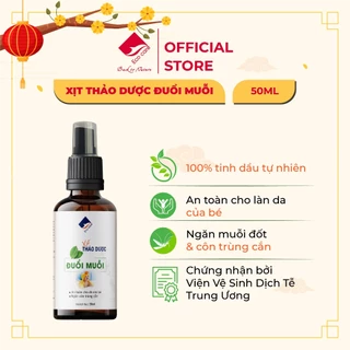 Xịt Chống Muỗi Đốt Thảo Dược ECOCARE 50ml, Thành Phần 100% Tự Nhiên, Ngăn Côn Trùng Và Muỗi Cắn An Toàn Hiệu Quả