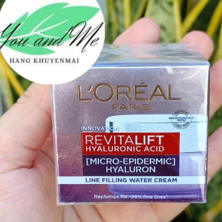 (15ml mẫu mới ) Kem dưỡng siêu cấp ẩm căng mịn da L'Oreal Paris Revitalift Hyaluronic Acid
