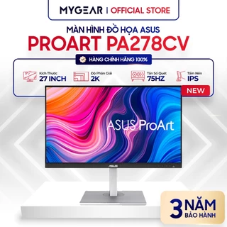 Màn hình đồ hoạ Asus ProArt PA278CV 27" 2K IPS 75Hz (HDMI, DP, Type-C) - Bảo hành 60 tháng