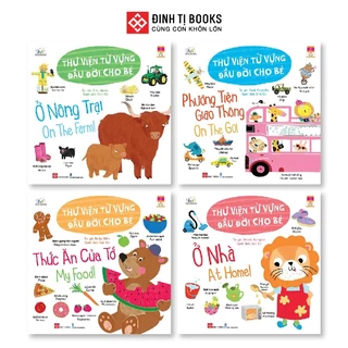 Sách - Thư viện từ vựng đầu đời cho bé - Song ngữ Việt - Anh cho trẻ 3 - 9 tuổi - Đinh Tị Books