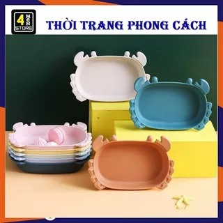 Đĩa Nhựa Đựng Thức Ăn Hình Con Cua Dễ Thương , Khay Đựng Đồ Ăn Vặt ,Hoa Quả , Đĩa Decor Để Bàn - Dĩa Decor Đựng Bánh Kẹo