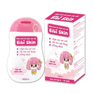 Dung dịch vệ sinh cao cấp BIBI SKIN cho bé từ 2 tuổi giúp kháng khuẩn, thơm dịu nhẹ, bảo vệ suốt 24h