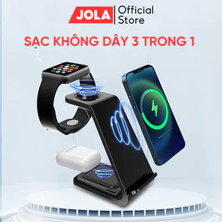 Sạc không dây A33, đế sạc đa năng 3 trong 1