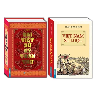 Sách - Combo Đại việt sử ký toàn thư và Việt Nam sử lược (bìa cứng)