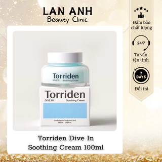 Gel dưỡng, cấp ẩm phục hồi da Torriden Dive In Soothing Cream 100ml - LAN ANH Beauty Clinic