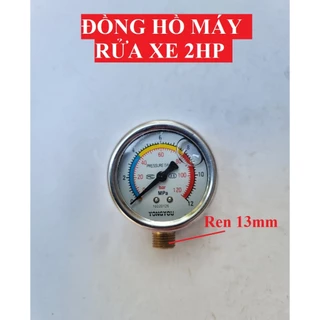 Đồng hồ máy rửa xe 2HP ren 13mm chân đứng