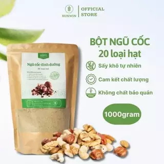 (1KG) Bột ngũ cốc dinh dưỡng 20 loại hạt Sunwin