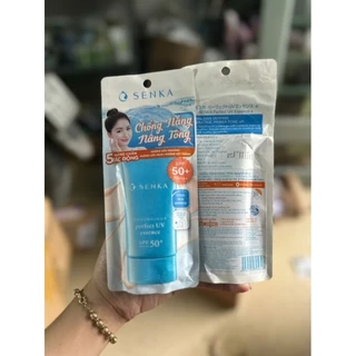 Kem chống nắng dạng Essence Senka Perfect UV SPF50+ PA++++