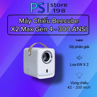 Máy Chiếu Mini BeeCube X2 MAX gen 4 - FULL HD 1080 - giảm giá khi mua kèm phụ kiện