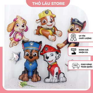 {GIÁ RẺ NHẤT } Bong Bóng Màng Nhôm Hình Chú Chó Paw patrol Trang Trí Tiệc Sinh Nhật Cho Bé Gái