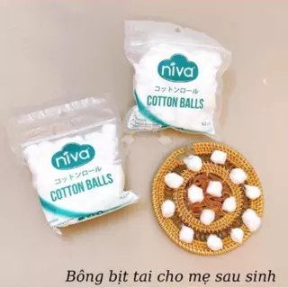 bông bịt tai cho mẹ sau sinh túi 100 viên