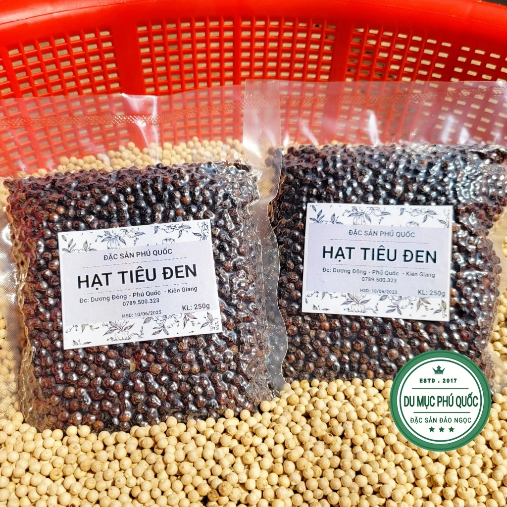 Tiêu Đen Phú Quốc gói 500g