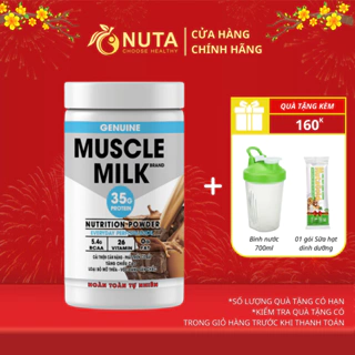 [1000G] Bột sữa Tăng Cân, tăng cơ cao cấp Muscle Milk