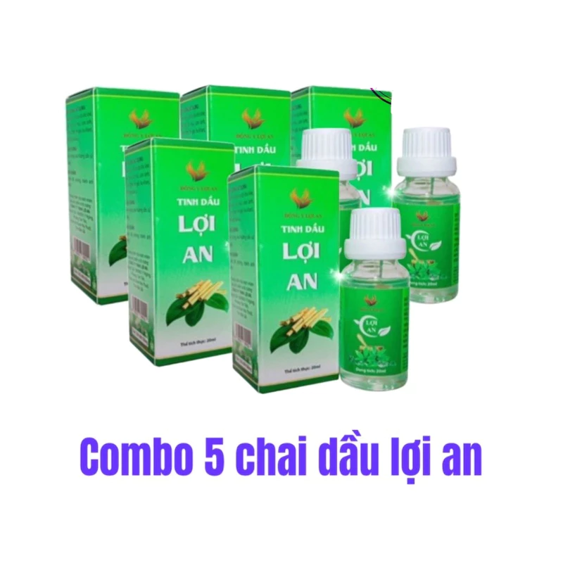 [combo 5 chai] Tinh dầu bôi Lợi An giá sỉ +quà