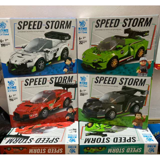 Đồ chơi Mô hình lắp ghép xe đua, siêu xe các mẫu - Bộ sưu tập xe đua Speed Storm
