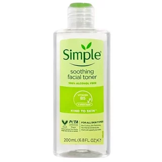 Toner Simple Kind To Skin Soothing Facial 200ml - PINK BEAUTY