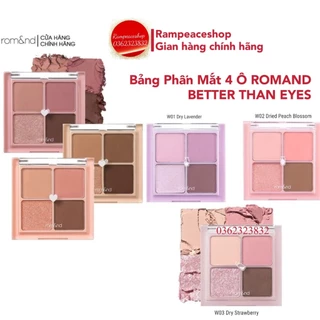 Bảng Phấn Mắt 4 Ô Romand Better Than Eyes