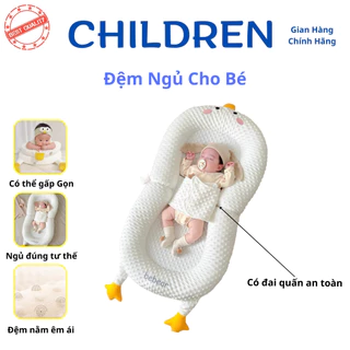 Nôi Ngủ Chung Giường Hãng Bebear, Nôi Ngủ Chống Trào Ngược Cho Bé, Set Nôi Ngủ + Bộ Gối Gác Chân | Bảo Hành 1 Năm -TH06