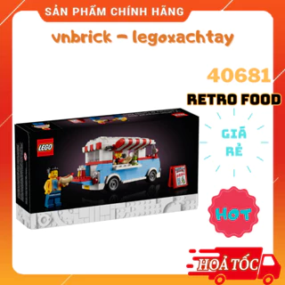 LEGO Icons 40681 Retro Food Truck Xe Tải Thực Phẩm