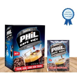 Cà phê Phin - cà phê hòa tan Phil Cafe Việt 2 in 1. Loại 240g