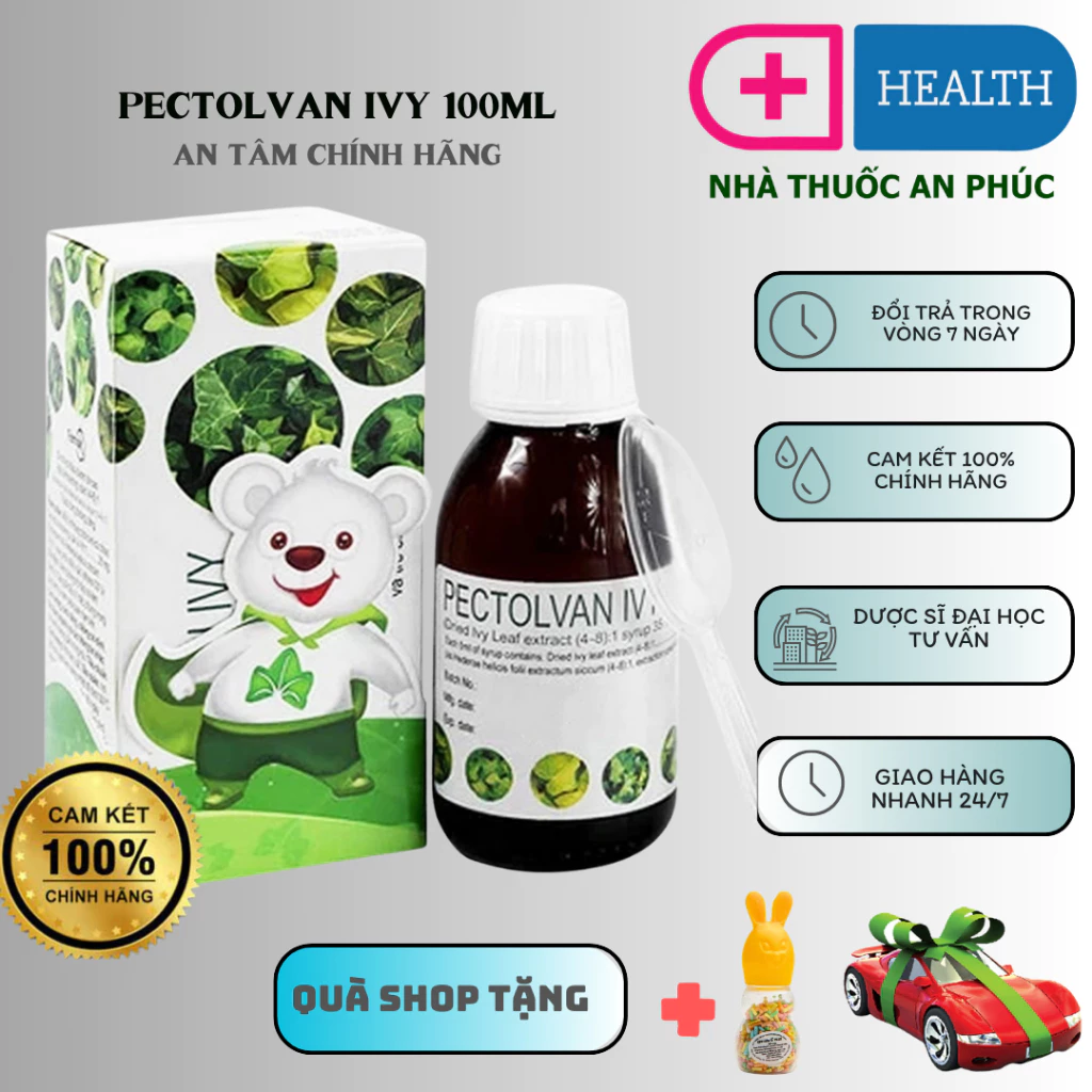 [CHÍNH HÃNG] PECTOLVAN IVY 100ML - SIRO HO CHO MỌI LỨA TUỔI