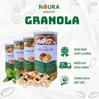 Ngũ Cốc Yến Mạch Giảm Cân Granola Thương Hiệu Noura Healthy Ăn Kiêng Dinh Dưỡng Tốt Cho Sức Khỏe 500GR