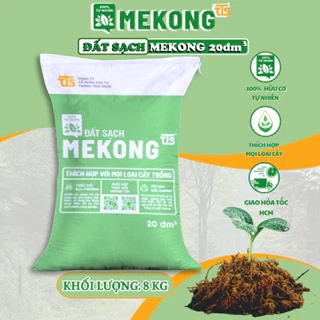 Đất sạch Mekong bao 20dm3 – Hữu cơ, đầy đủ dinh dưỡng, sạch mầm bệnh, trồng rau sạch tại nhà