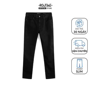 Quần Jean Nam Trơn Form Slim - Routine 10F20DPA102CR2