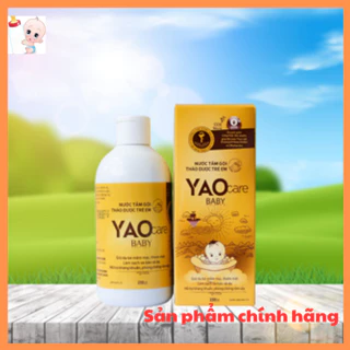 Nước tắm gội thảo dược YAOCARE BABY chống rôm sảy, hăm tã an toàn cho trẻ sơ sinh - DK pharma