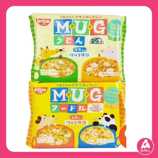 Mì Mug Nissin, mì chú hề Apaman Nissin ăn liền cho bé [Date: 4/2025,xanh t1/25)