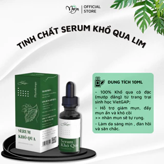 Tinh chất Serum khổ qua mướp đắng Lim 5ml, Serum giảm mụn mờ thâm nám hiệu quả