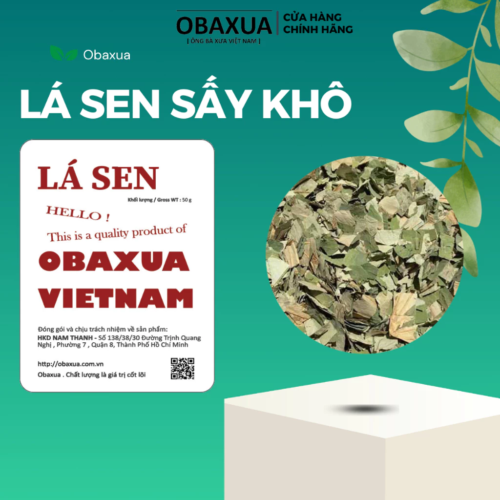 Lá Sen Sấy Khô Obaxua - Vị Thanh Tịnh, Hương Sâu Lắng