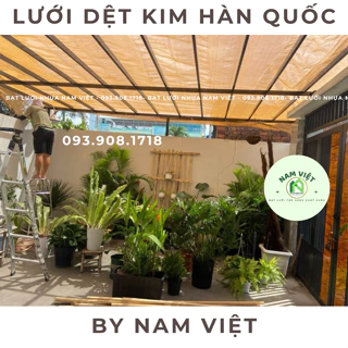 Lưới che nắng - Trang Trí Sân Vườn - Made in Korea - Cắt nắng 80% - Kích thước theo yêu cầu [4-12m2]