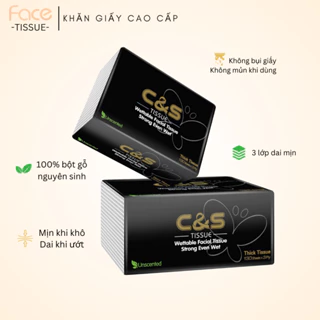 săn FLASHSALE hàng ngày khăn giấy Face rút đen 390 tờ dai mịn cao cấp bản T.A Face Tissue, giấy face