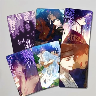 Ảnh card bo góc in hình MẮT PHỦ TOÀN SƯƠNG manhwa BL thẻ bo viền 5*8cm chibi sưu tầm 1 tấm