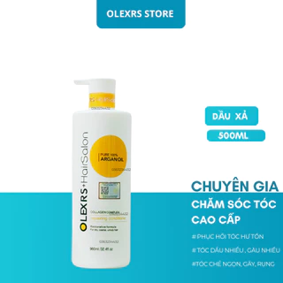 Dầu xả Olexrs Hair Salon 500ml, phục hồi chống rụng kích mọc tóc