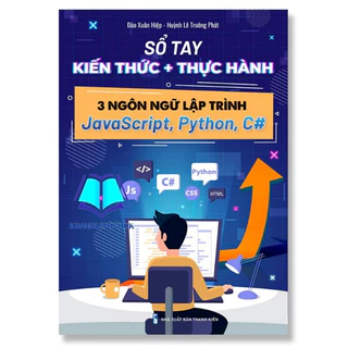 Sách - Sổ tay kiến thức + thực hành 3 ngôn ngữ lập trình JavaScript, Python, C# (WU)