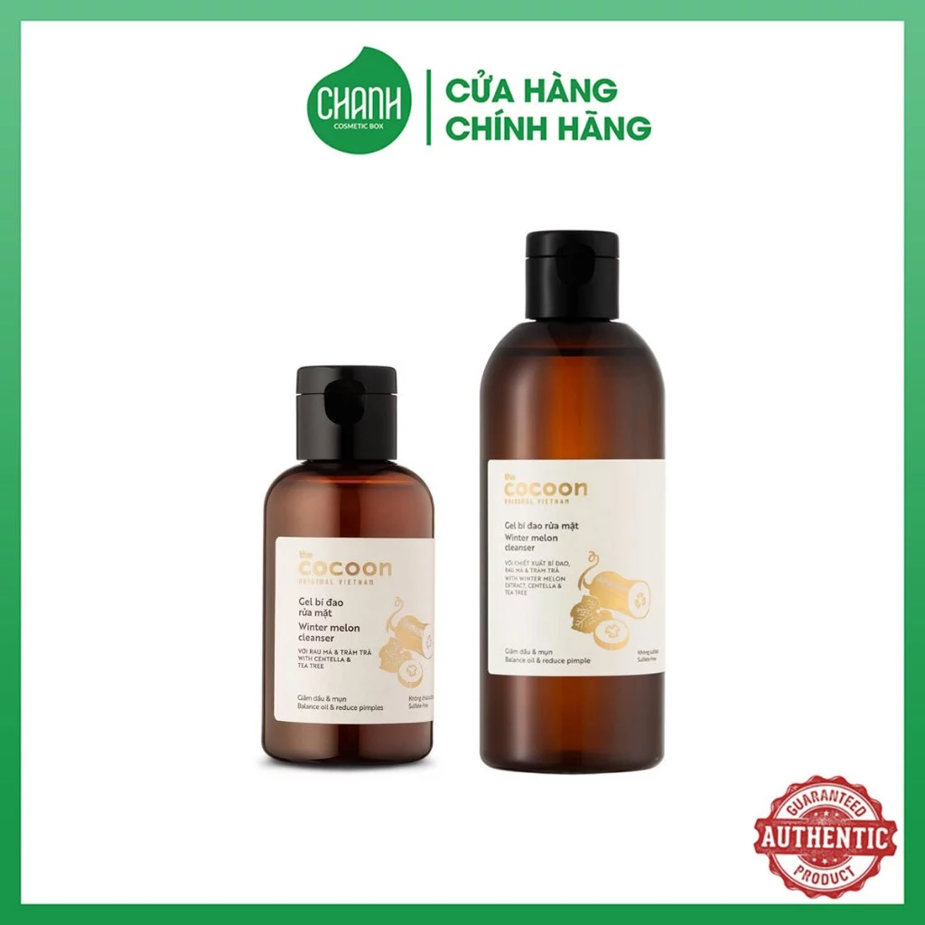 Gel rửa mặt Cocoon bí đao Winter melon cleanser