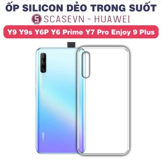 Ốp Silicon Dẻo Trong Suốt Huawei Y9 Y9s Y6P Y6 Prime Y7 Pro Enjoy 9 Plus (Loại Đẹp)