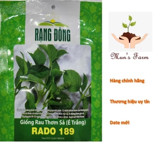 Hạt giống rau sả thơm (é trắng) Rado 189-gói 5g