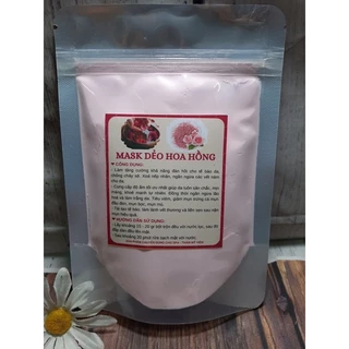 100gr Bột Mặt Nạ Dẻo Hoa Hồng Handmake