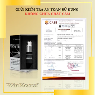 Tinh Chất Khô Còi, Gom Nhân Mụn, Hỗ Trợ Giảm Mụn Thiên Nhiên Thương Hiệu: WinKorea