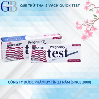 Que thử thai Quicktest độ chính xác cao, có che tên ( Hộp 1 que)