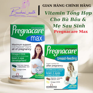 [CÓ BILL] Vitamin Tổng Hợp  Pregnacare Max Cho Bà Bầu / Mẹ Sau Sinh, Nguồn Dinh Dưỡng Toàn Diện Cho Mẹ & Bé Hộp 84 Viên