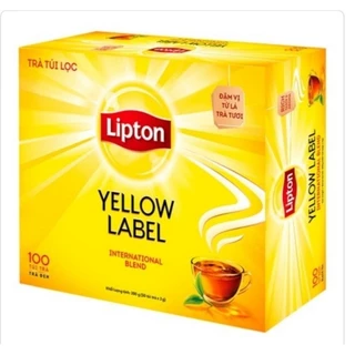 Trà Túi Lọc Lipton Nhãn Vàng 100 Túi 2g