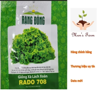 Hạt giống xà lách xoăn Rado 708-gói 5g