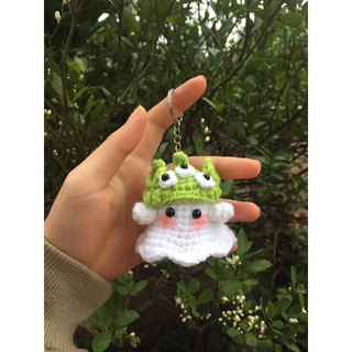 Cute ghost👻|Móc khoá len handmade con ma cute